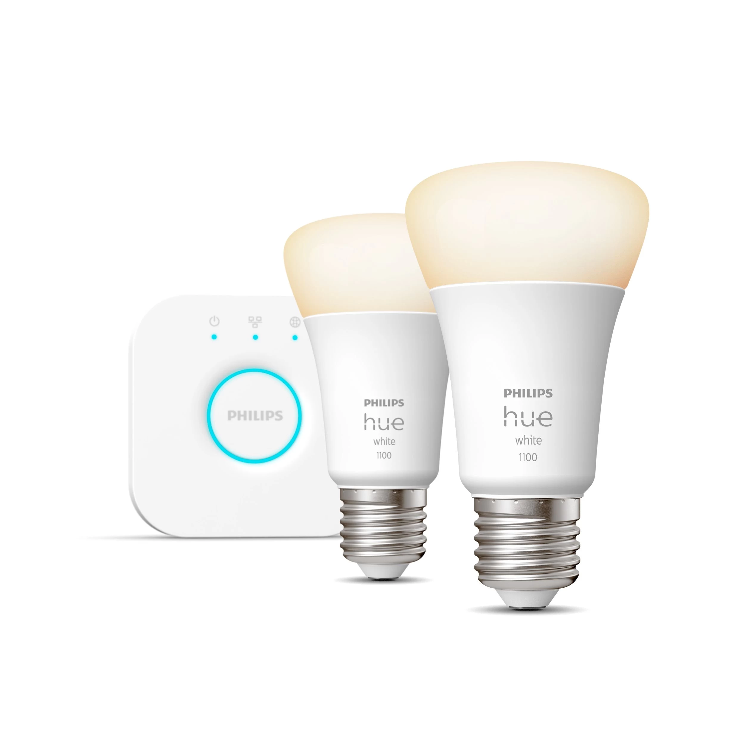 Philips Hue E27 LED Cool White & Warm White A60 Non-dimmable Smart Lighting Starter Kit 3 Philips Hue E27 LED Cool White & Warm White A60 Non-dimmable Smart Lighting Starter Kit
