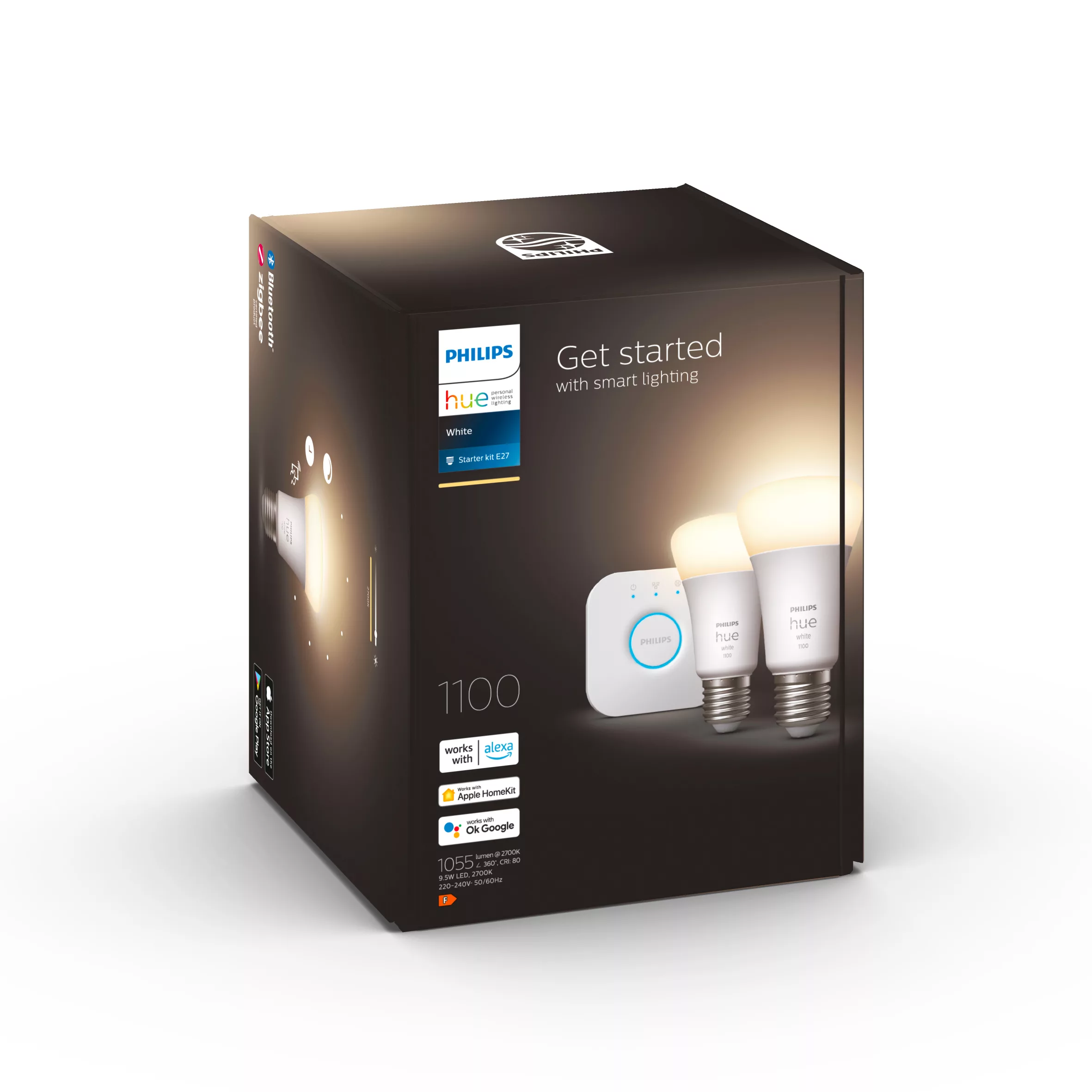 Philips Hue E27 LED Cool White & Warm White A60 Non-dimmable Smart Lighting Starter Kit 4 Philips Hue E27 LED Cool White & Warm White A60 Non-dimmable Smart Lighting Starter Kit - Image 2