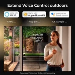 Philips Hue Fixed Matt Picture Frame Mains-powered LED Outdoor Lantern Wall Light 1150lm (Dia)14cm 10 Philips Hue Fixed Matt Picture Frame Mains-powered LED Outdoor Lantern Wall Light 1150lm (Dia)14cm -Professional Electrical Lighting Store philips hue fixed matt picture frame mains powered led outdoor lantern wall light 1150lm dia 14cm8718696170625 02i bq
