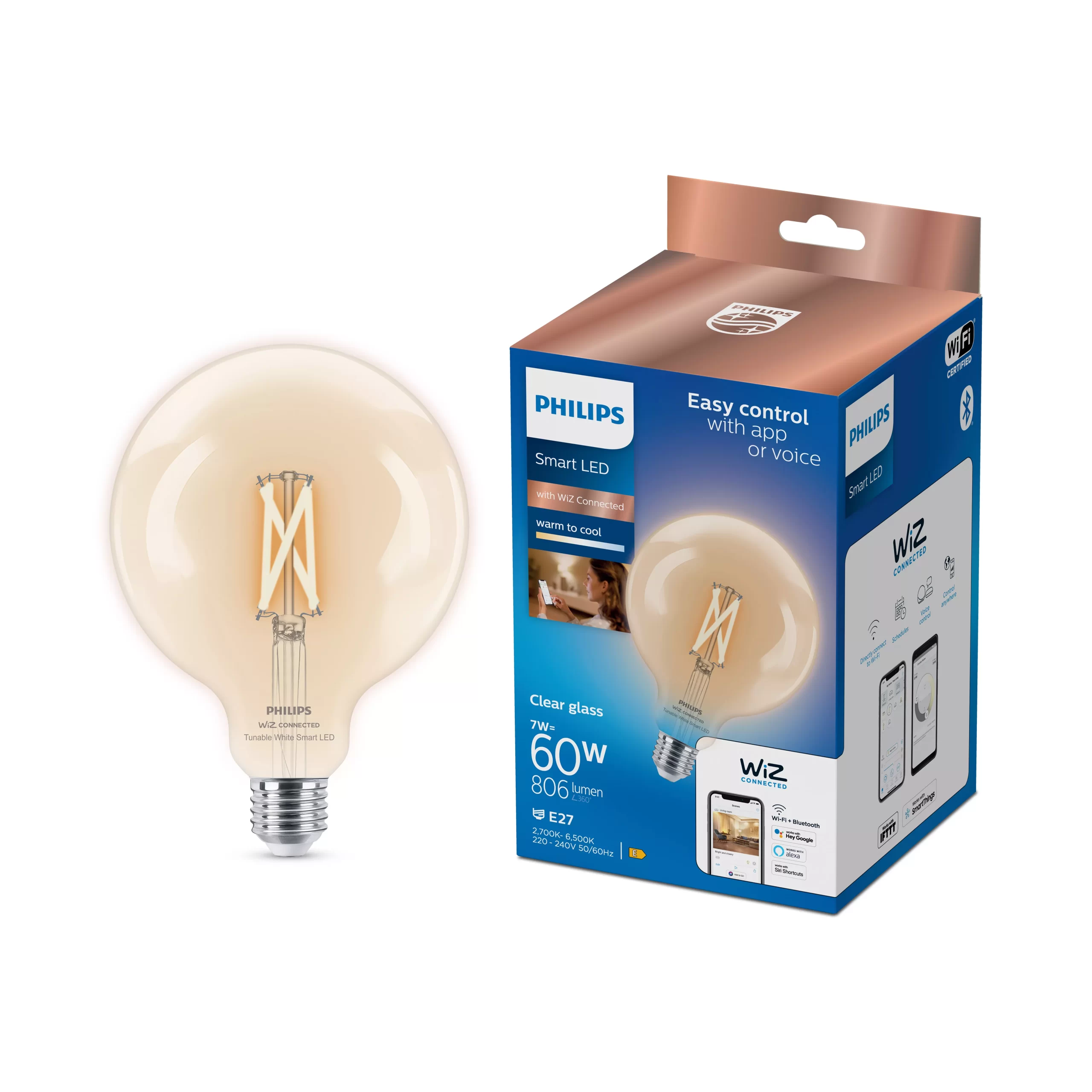 Philips LED Cool White & Warm White Non-dimmable Light Bulb 3 Philips LED Cool White & Warm White Non-dimmable Light Bulb