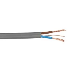 Prysmian 6242Y 4mm² Grey Twin & Earth Cable, 25m