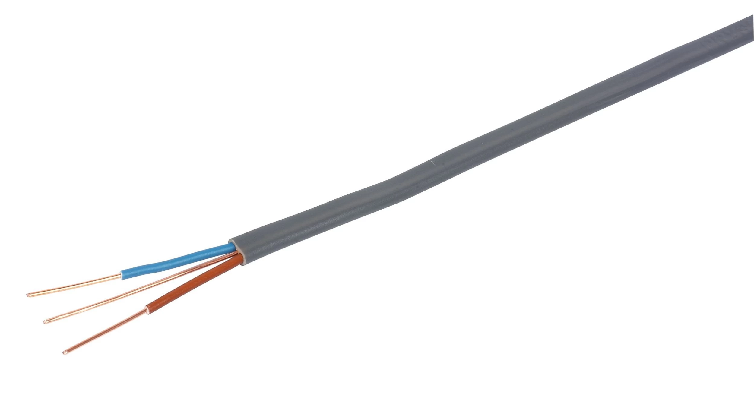 Prysmian 6242YH 1mm² Grey Twin & Earth Cable, 25m 3 Prysmian 6242YH 1mm² Grey Twin & Earth Cable, 25m