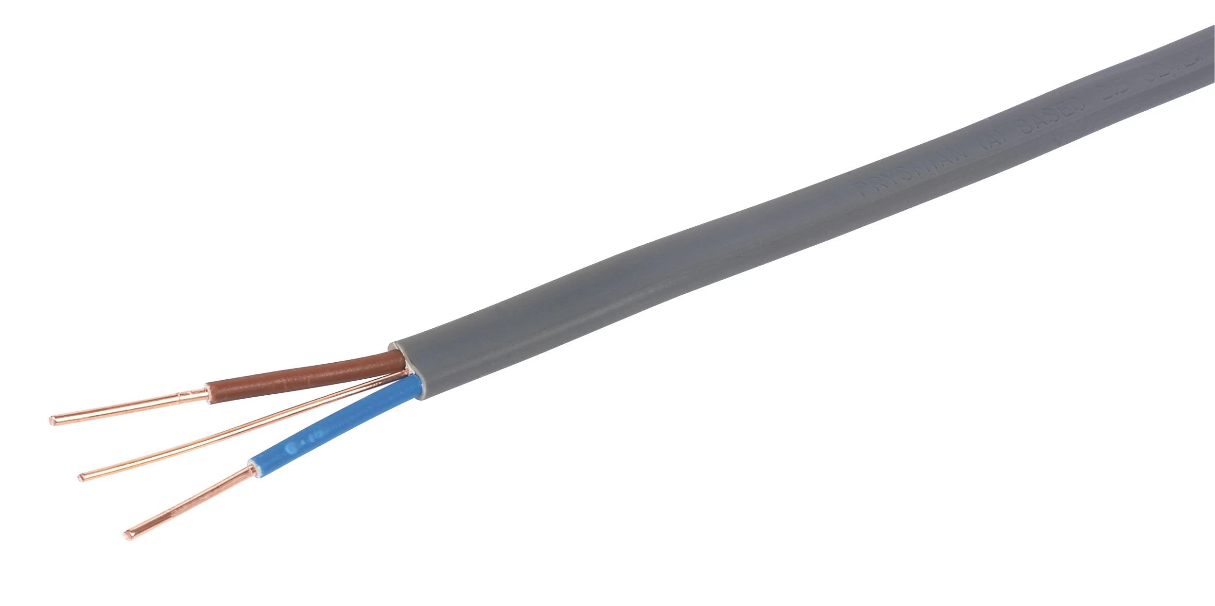Prysmian 6242YH 2.5mm² Grey Twin & Earth Cable, 25m 3 Prysmian 6242YH 2.5mm² Grey Twin & Earth Cable, 25m