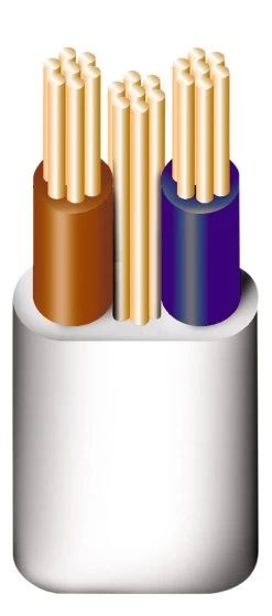 Prysmian 6242YH 6mm² Grey Twin & Earth Cable, 5m