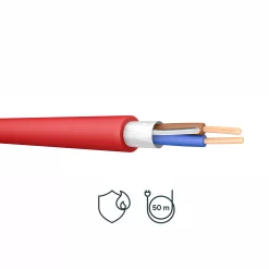 Prysmian FP200 Red 2 Core Fire Cable, 2.5mm² X 50m