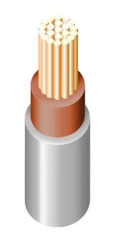 Prysmian Grey 3 Core Meter Tails & Earth Cable 16mm² X 1m, Pack Of 3