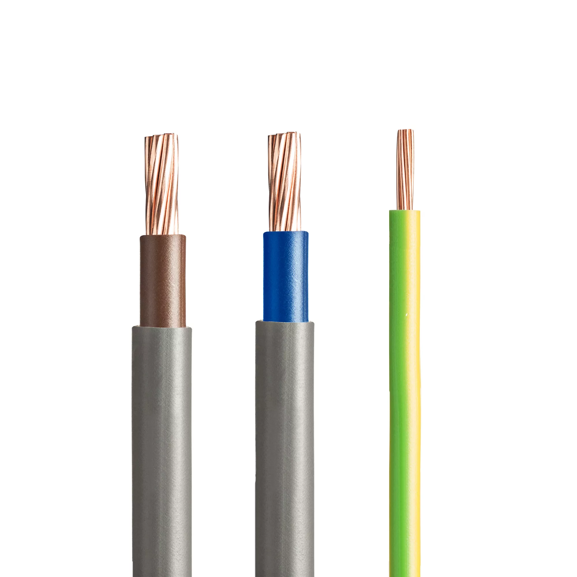 Prysmian Grey 3 Core Meter Tails & Earth Cable 25mm² X 3m, Pack Of 3 3 Prysmian Grey 3 Core Meter Tails & Earth Cable 25mm² X 3m, Pack Of 3