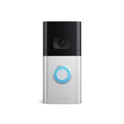 Ring 4 Black & Grey Wireless Video Doorbell
