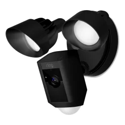 Ring Plus 1080p Floodlight Camera, Black