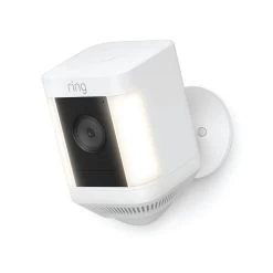 Ring Spotlight Cam White Smart Battery-powered IP Camera Plus