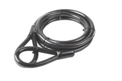 Smith & Locke Black Braided Steel Security Cable, (L)3m (Dia)15mm
