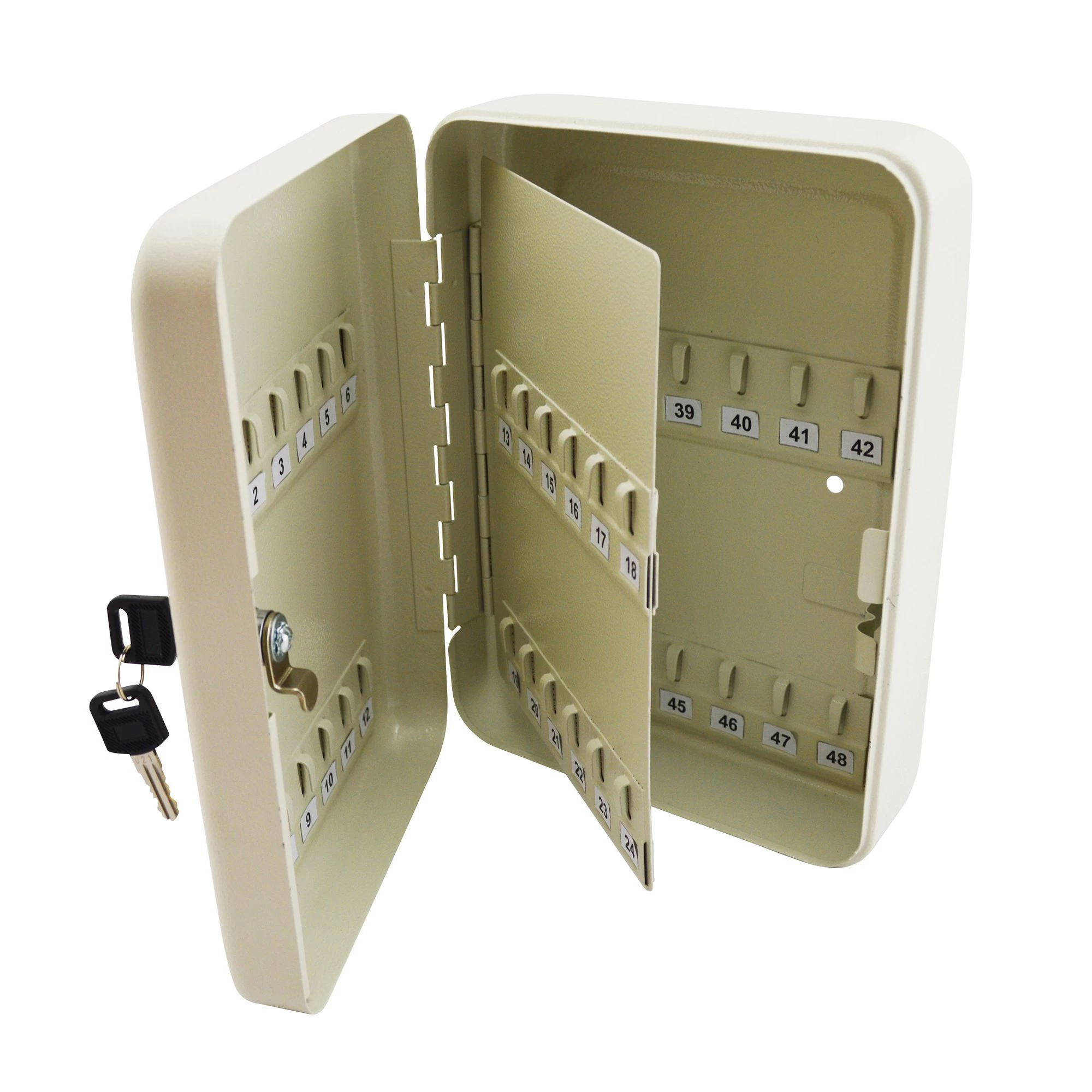 Smith & Locke Cylinder Medium 48 Hook Key-locked Key Cabinet 4 Smith & Locke Cylinder Medium 48 Hook Key-locked Key Cabinet - Image 2