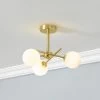 Spa AVALON Brushed Satin Glass & Metal Satin Brass Effect Bathroom Ceiling Light 1 Spa AVALON Brushed Satin Glass & Metal Satin Brass Effect Bathroom Ceiling Light -Professional Electrical Lighting Store spa avalon brushed satin glass metal satin brass effect bathroom ceiling light5020024527920 01i bq