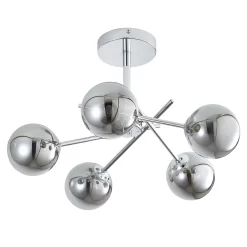 Spa Avalon Steel Chrome Effect 5 Lamp LED Bathroom Ceiling Light 6 Spa Avalon Steel Chrome Effect 5 Lamp LED Bathroom Ceiling Light -Professional Electrical Lighting Store spa avalon steel chrome effect 5 lamp led bathroom ceiling light5020024525797 06c bq