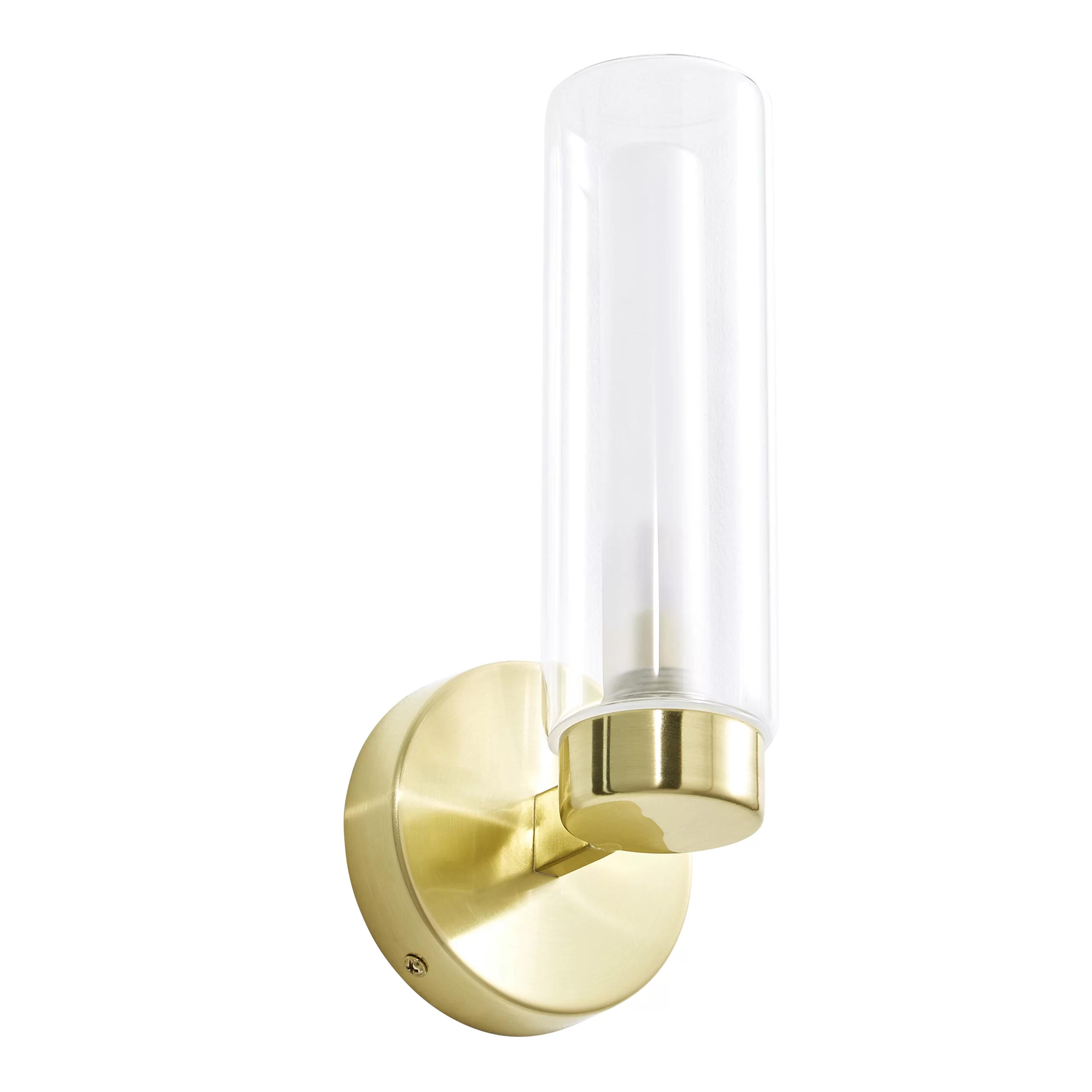 Spa Holts Satin Brass Wired Wall Light 4 Spa Holts Satin Brass Wired Wall Light - Image 2