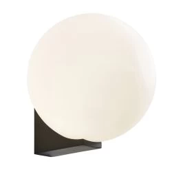 Spa Peel Matt Black Wired Wall Light