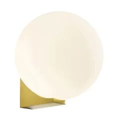 Spa Peel Satin Brass Wired Wall Light