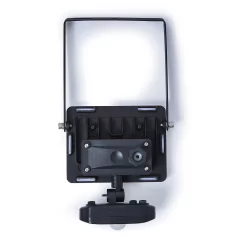 Stanley Black / Frosted Opal Mains-powered Cool Daylight LED PIR Slimline Floodlight 1800lm