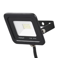 Stanley SXLS343544KBE Black Mains-powered Cool White LED Without Sensor Floodlight 800lm
