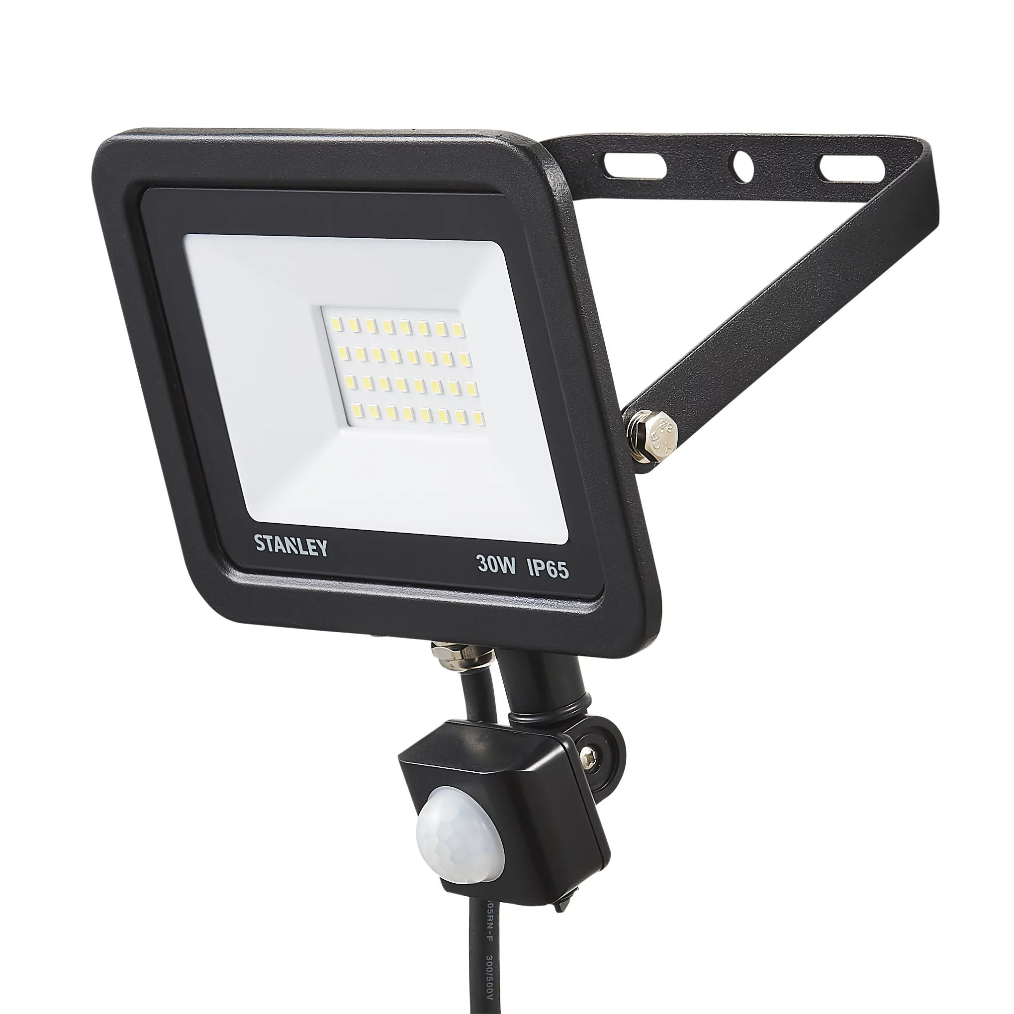 Stanley SXLS343614KBE Black Mains-powered Cool White Outdoor LED PIR Floodlight 2400lm 3 Stanley SXLS343614KBE Black Mains-powered Cool White Outdoor LED PIR Floodlight 2400lm