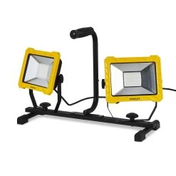 Stanley Twin 60W 4800lm Corded Integrated LED Work Light 11 Stanley Twin 60W 4800lm Corded Integrated LED Work Light -Professional Electrical Lighting Store stanley twin 60w 4800lm corded integrated led work light5020024901713 06c