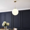The Lighting Edit Opal Ball Gloss Brass Effect Pendant Ceiling Light, (Dia)300mm 2 The Lighting Edit Opal Ball Gloss Brass Effect Pendant Ceiling Light, (Dia)300mm -Professional Electrical Lighting Store the lighting edit opal ball gloss brass effect pendant ceiling light dia 300mm5020024522864 01i bq