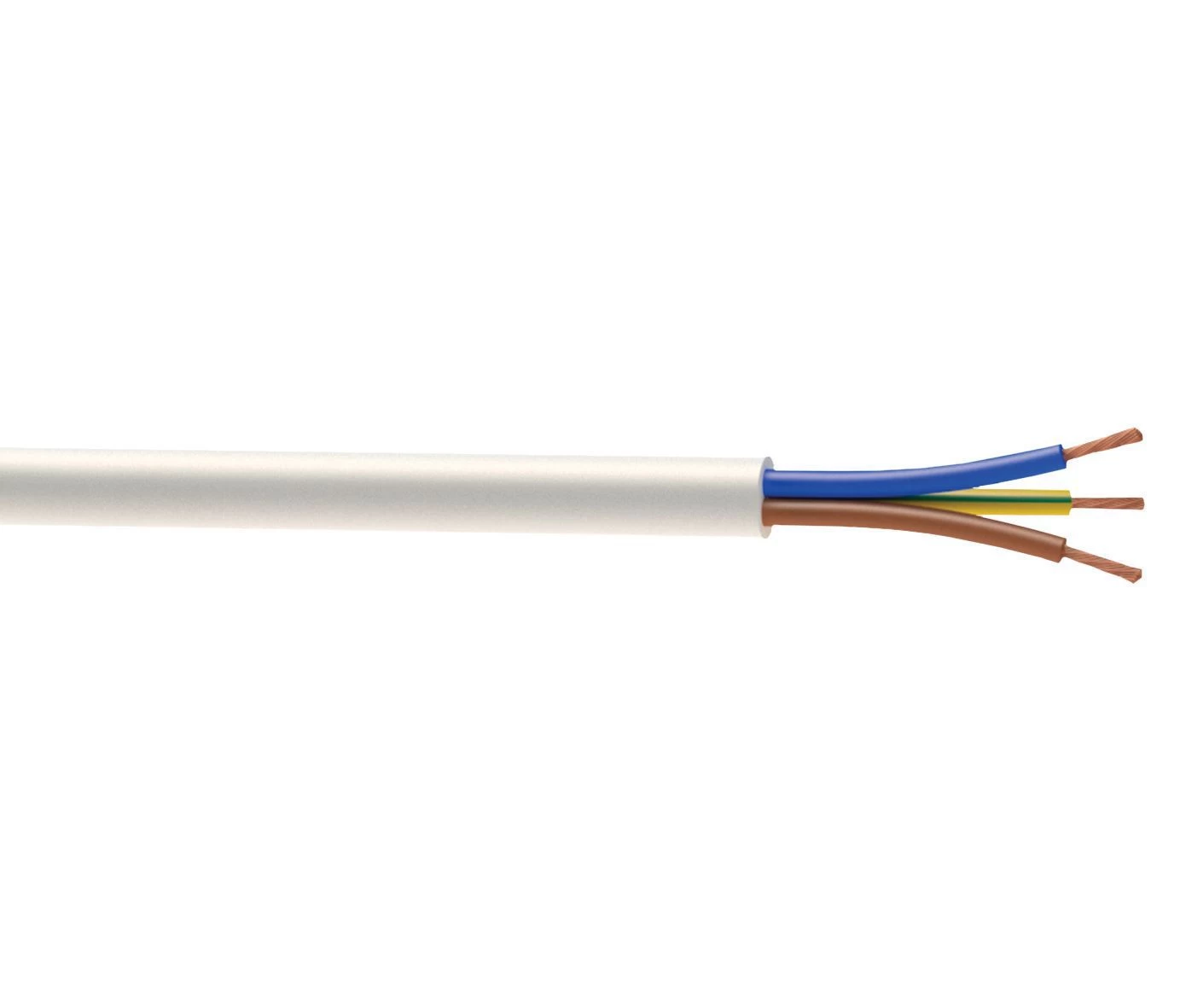 Time 3093Y White 3 Core Fire Cable, 0.75mm² X 25m 3 Time 3093Y White 3 Core Fire Cable, 0.75mm² X 25m