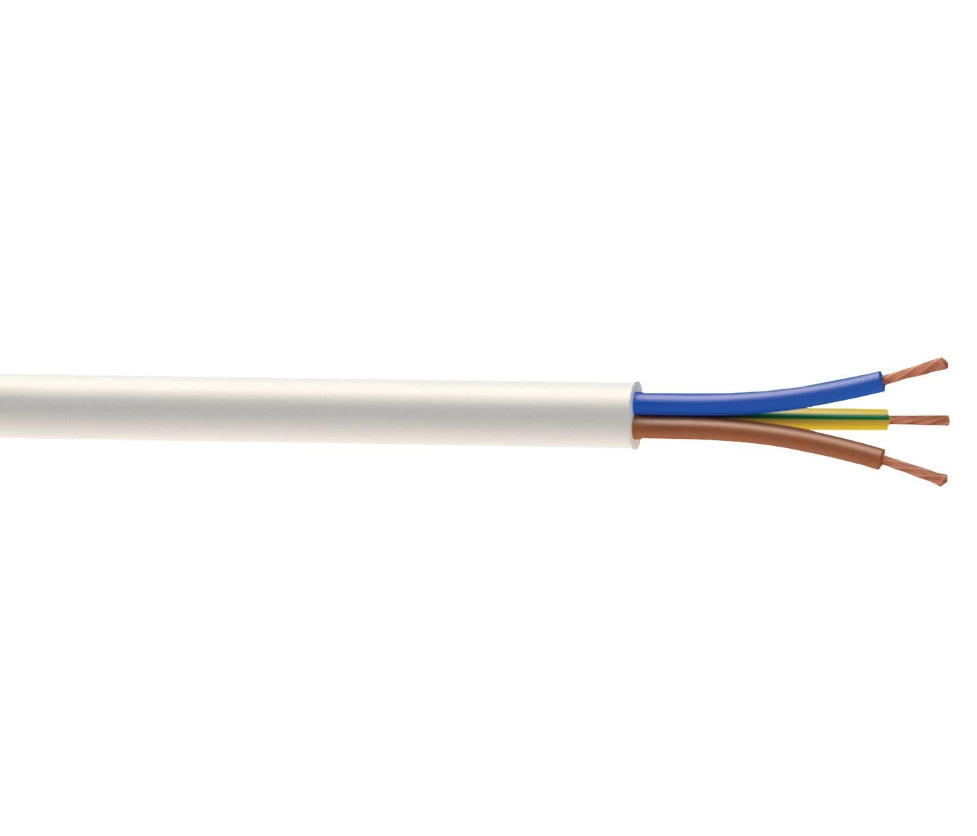 Time 3093Y White 3 Core Fire Cable, 1.5mm² X 25m 3 Time 3093Y White 3 Core Fire Cable, 1.5mm² X 25m