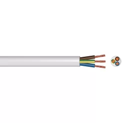 Time 3093Y White Cable 2.5mm² X 5m -Professional Electrical Lighting Store time 3093y white cable 2 5mm x 5m5018486479857 36c bq