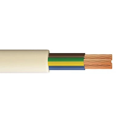 Time 3093Y White Resistant To Heat Cable 2.5mm² X 25m 3 Time 3093Y White Resistant To Heat Cable 2.5mm² X 25m