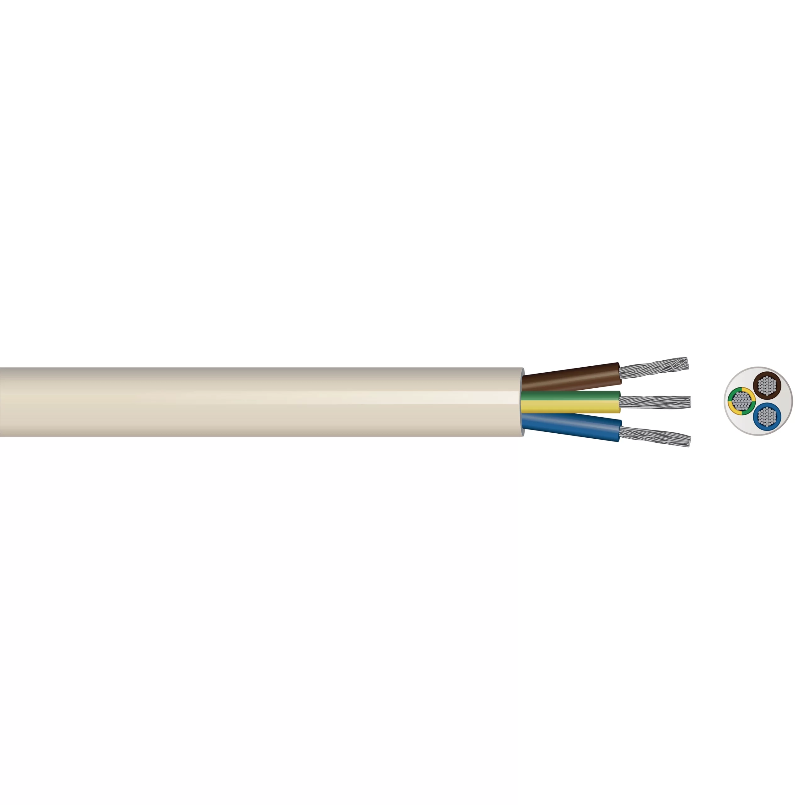 Time 3183TQ White Cable 1.5mm² X 5m 5 Time 3183TQ White Cable 1.5mm² X 5m - Image 3