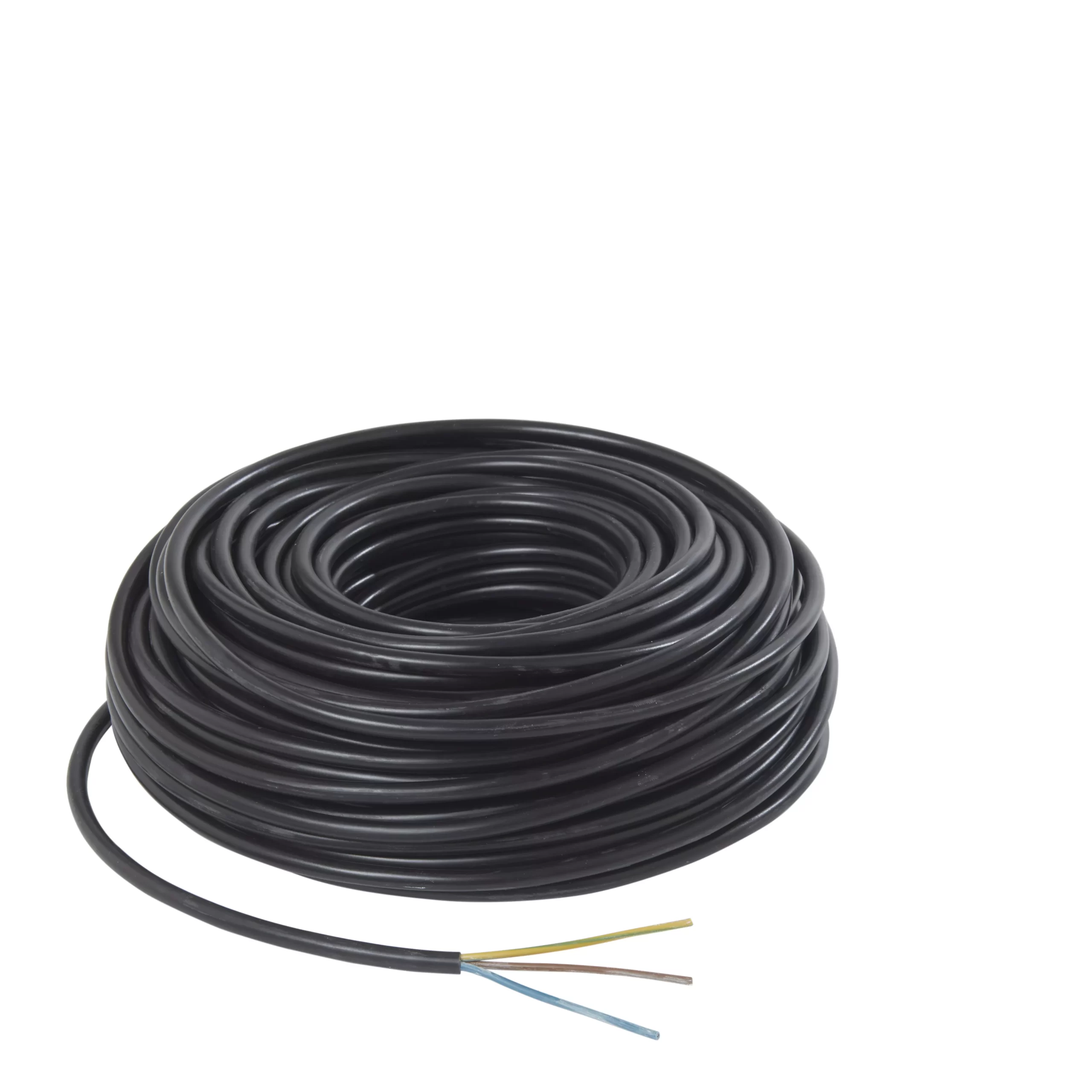 Time 3183Y Black Cable 1.5mm² X 50m 3 Time 3183Y Black Cable 1.5mm² X 50m