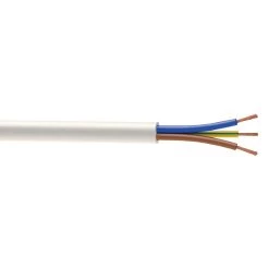 Time 3183Y White Cable 1.5mm² X 10m