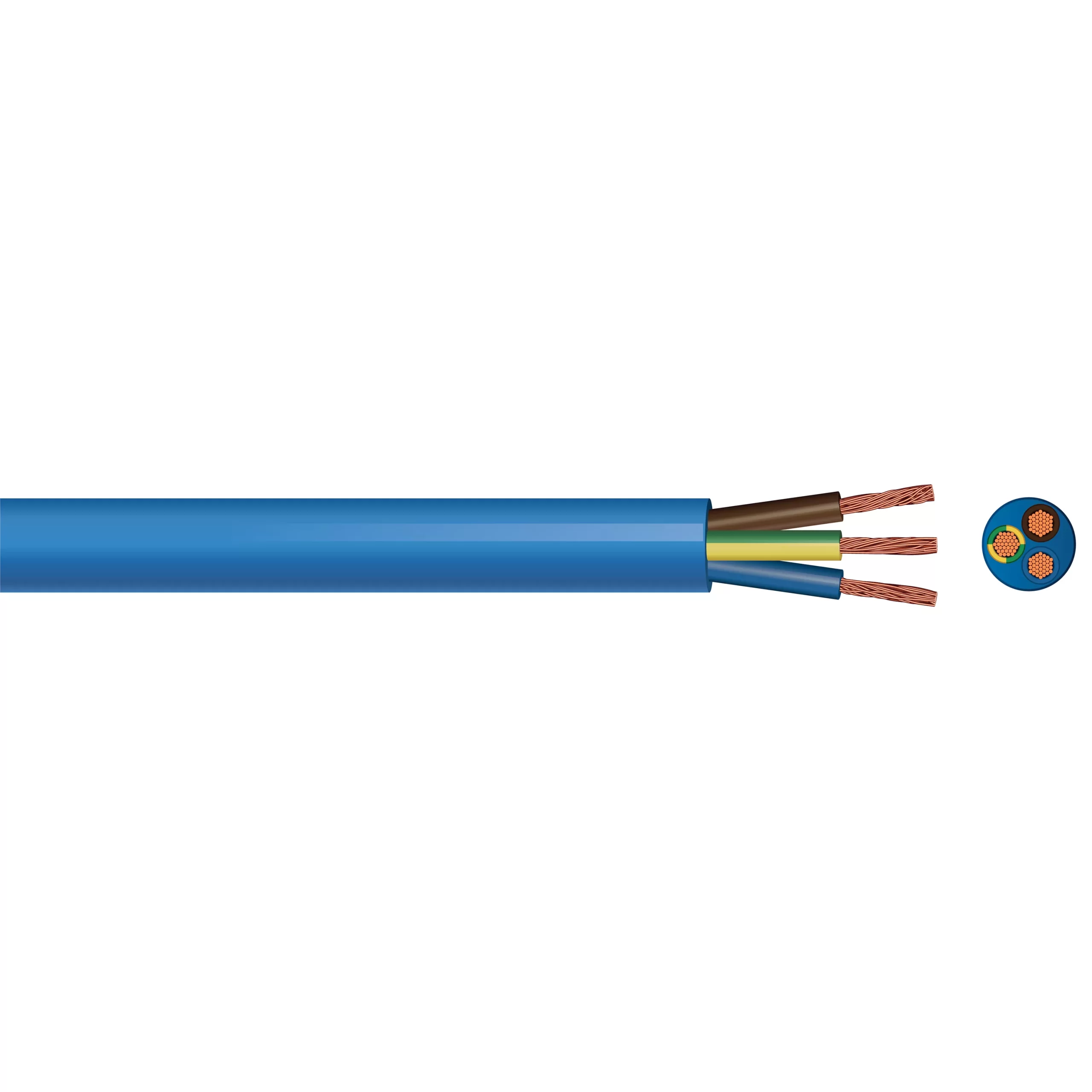 Time 3183YA Blue Cable 1.5mm² X 25m 5 Time 3183YA Blue Cable 1.5mm² X 25m - Image 3
