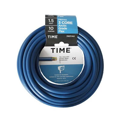 Time 3183YAG Blue Cable 1.5mm² X 10m 4 Time 3183YAG Blue Cable 1.5mm² X 10m - Image 2