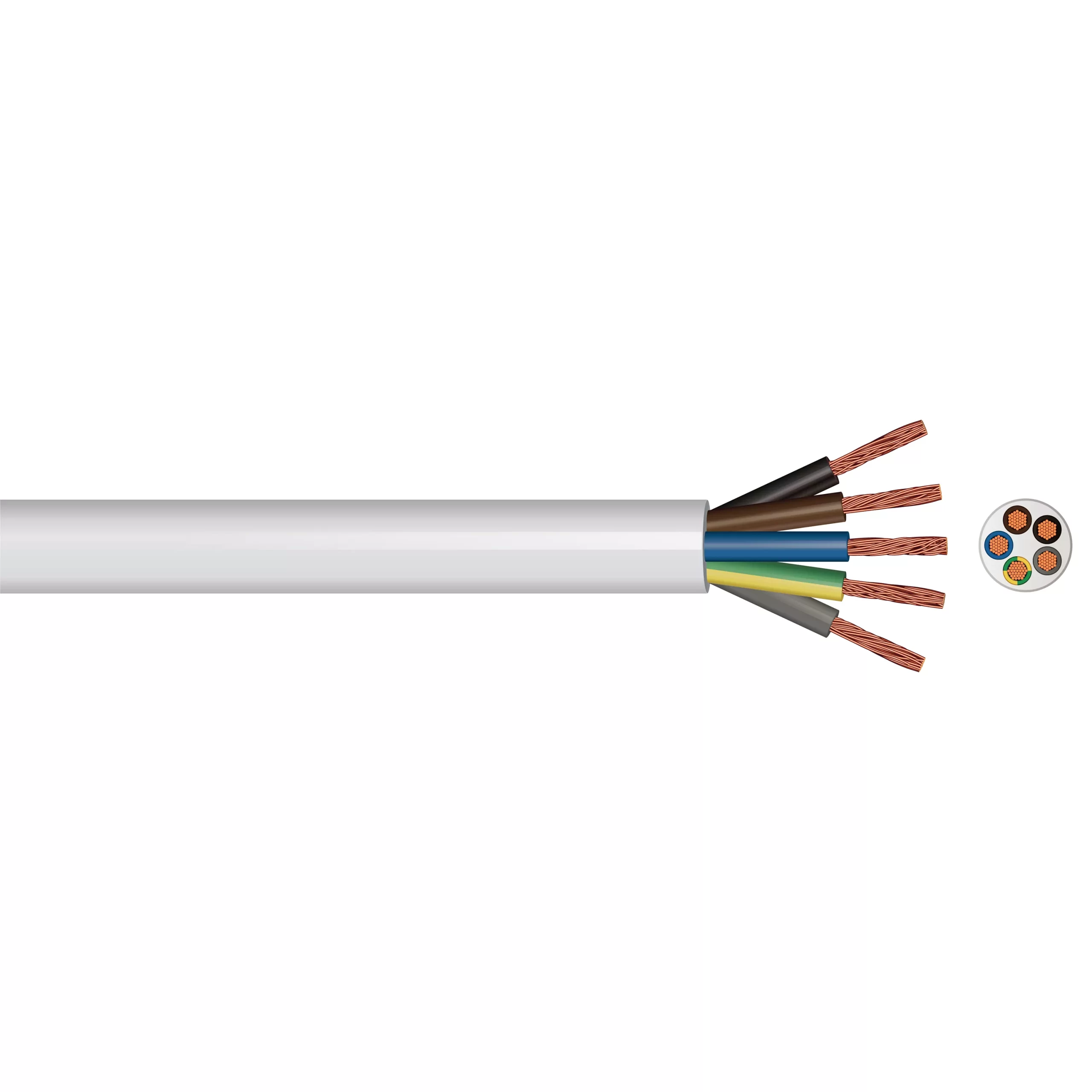 Time 3185Y White Cable 1mm² X 5m 6 Time 3185Y White Cable 1mm² X 5m - Image 4