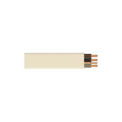 Time 6243B 1.5mm² White 3 Core & Earth Cable, 50m