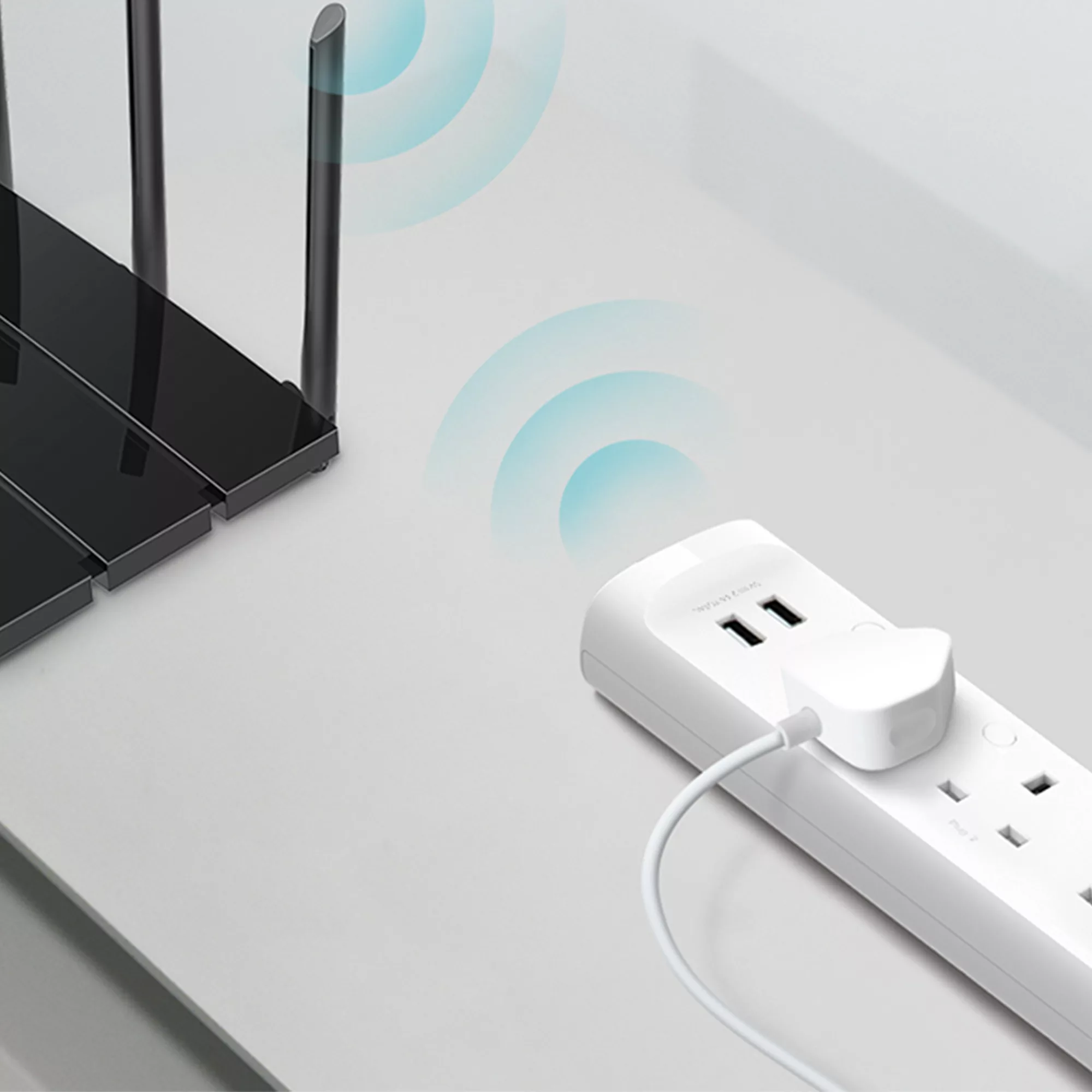 TP-Link 13A 3 Gang Smart Power Strip Extension Lead Cable 5 TP-Link 13A 3 Gang Smart Power Strip Extension Lead Cable - Image 3