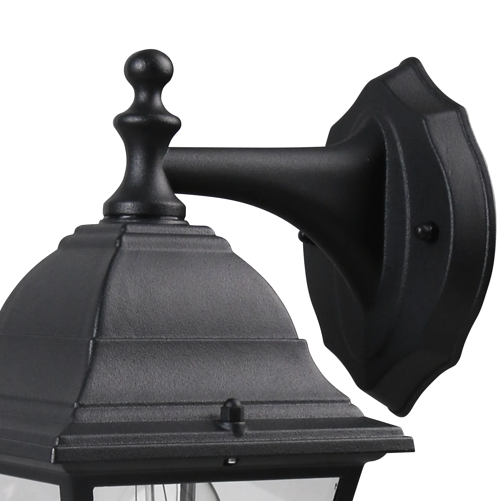 Varennes Fixed Matt Black Mains-powered Outdoor Wall Light 5 Varennes Fixed Matt Black Mains-powered Outdoor Wall Light - Image 3