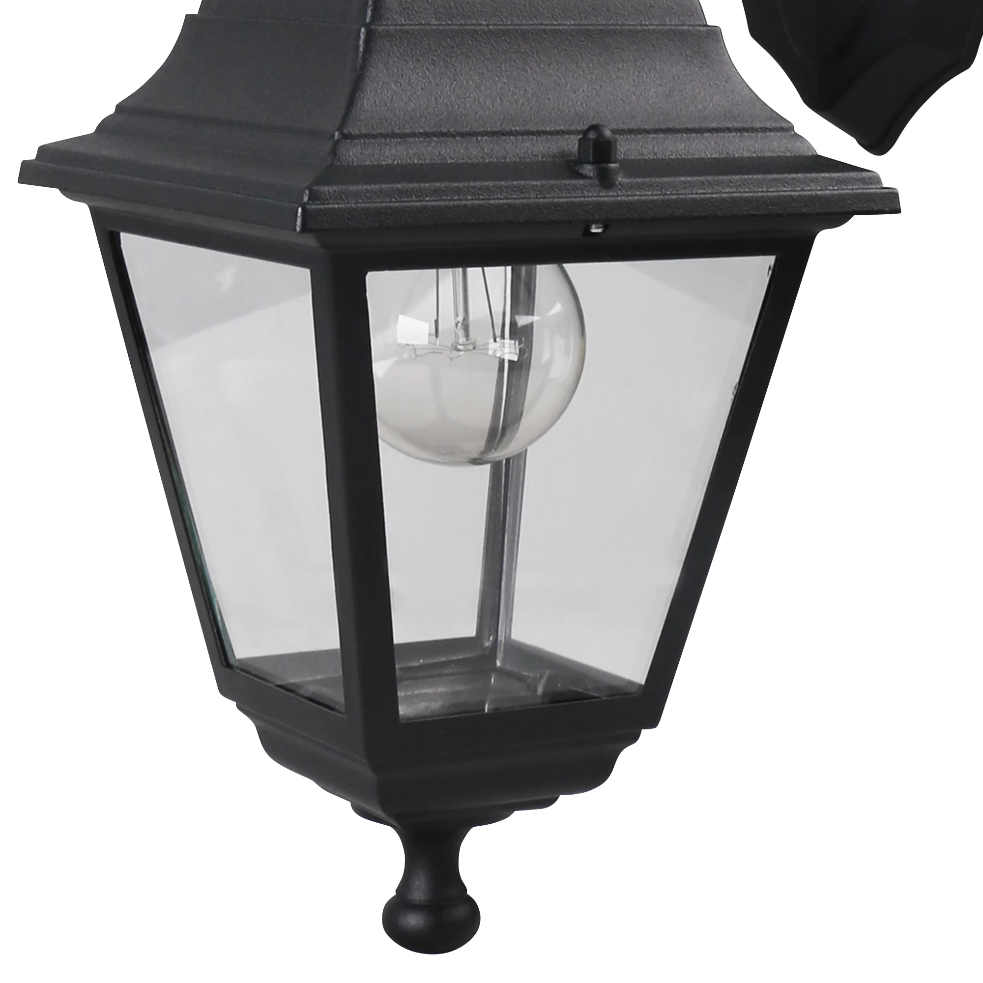 Varennes Fixed Matt Black Mains-powered Outdoor Wall Light 6 Varennes Fixed Matt Black Mains-powered Outdoor Wall Light - Image 4