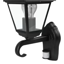 Varennes Fixed Matt Black PIR Motion Sensor Outdoor Lantern Wall Light 60W 12 Varennes Fixed Matt Black PIR Motion Sensor Outdoor Lantern Wall Light 60W -Professional Electrical Lighting Store varennes fixed matt black pir motion sensor outdoor lantern wall light 60w5059340247281 36c
