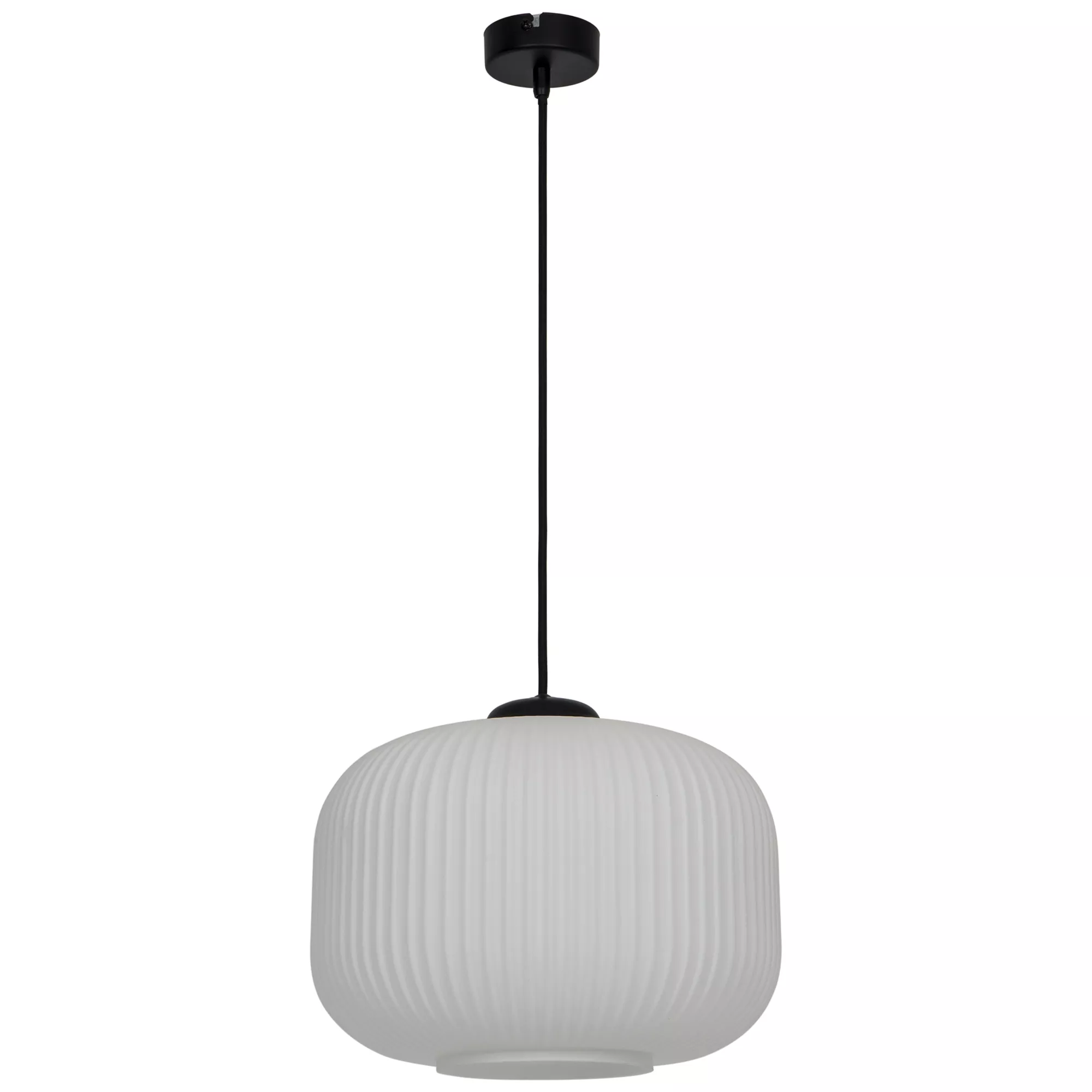 Walgis White Chrome Effect Pendant Ceiling Light, (Dia)300mm 4 Walgis White Chrome Effect Pendant Ceiling Light, (Dia)300mm - Image 2