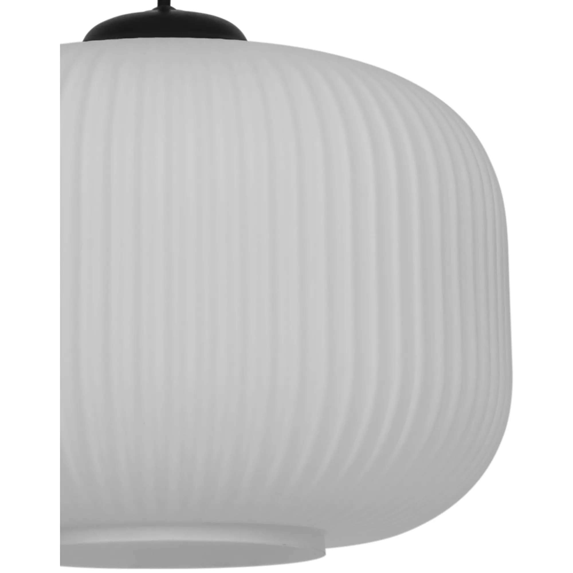 Walgis White Chrome Effect Pendant Ceiling Light, (Dia)300mm 6 Walgis White Chrome Effect Pendant Ceiling Light, (Dia)300mm - Image 4