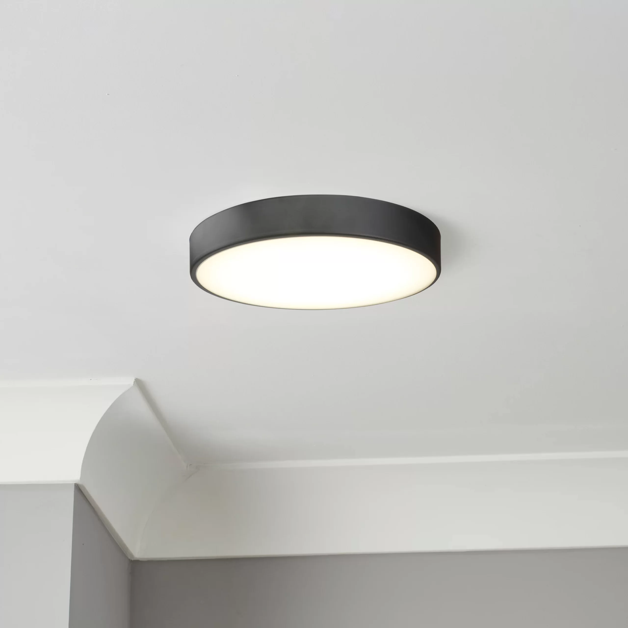Wapta Matt Black Bathroom Ceiling Light 3 Wapta Matt Black Bathroom Ceiling Light