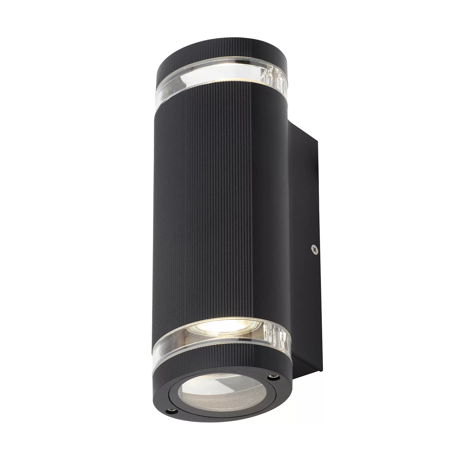 Zinc Ballini Fixed Matt Black Mains-powered LED Outdoor ON/OFF Wall Light (Dia)9cm 5 Zinc Ballini Fixed Matt Black Mains-powered LED Outdoor ON/OFF Wall Light (Dia)9cm - Image 3