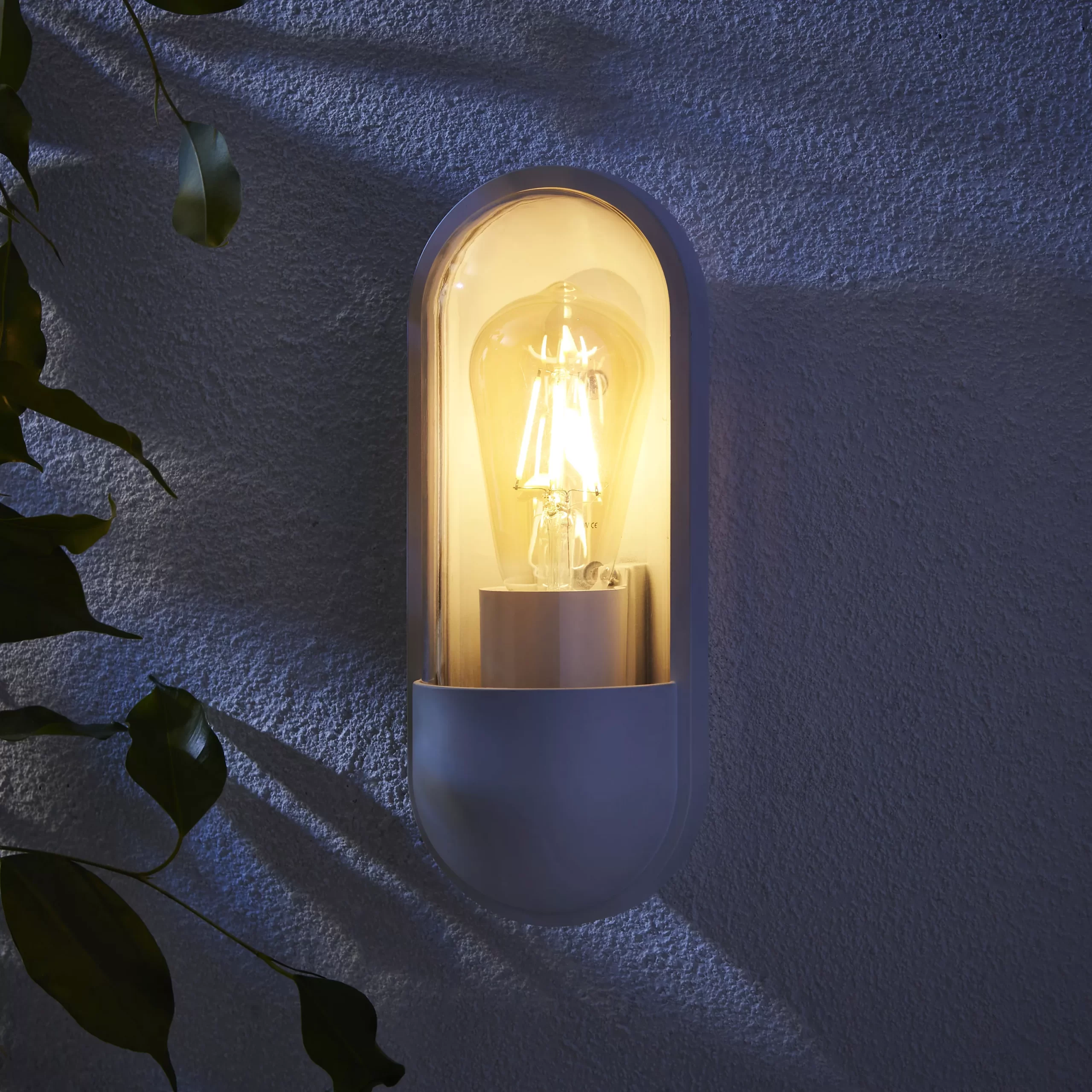 Zinc Kerry Fixed Matt White Mains-powered Outdoor ON/OFF Wall Light (Dia)10cm 3 Zinc Kerry Fixed Matt White Mains-powered Outdoor ON/OFF Wall Light (Dia)10cm